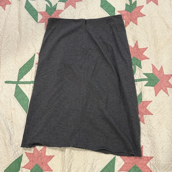 Marni Charcoal Grey Pleated Skirt - Picture 4 of 6